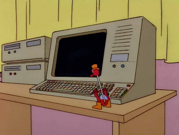 El pájaro del teclado de Los Simpson