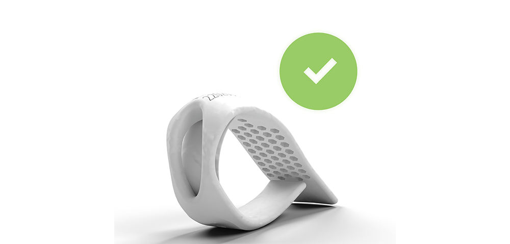 White Capsnlock keybaord clip with green status tick icon from microsoft teams